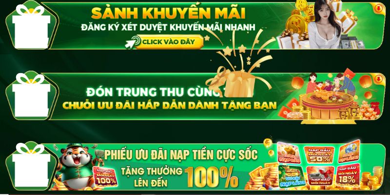 Khuyến mãi khủng cho thành viên đăng ký Banca30 thành công